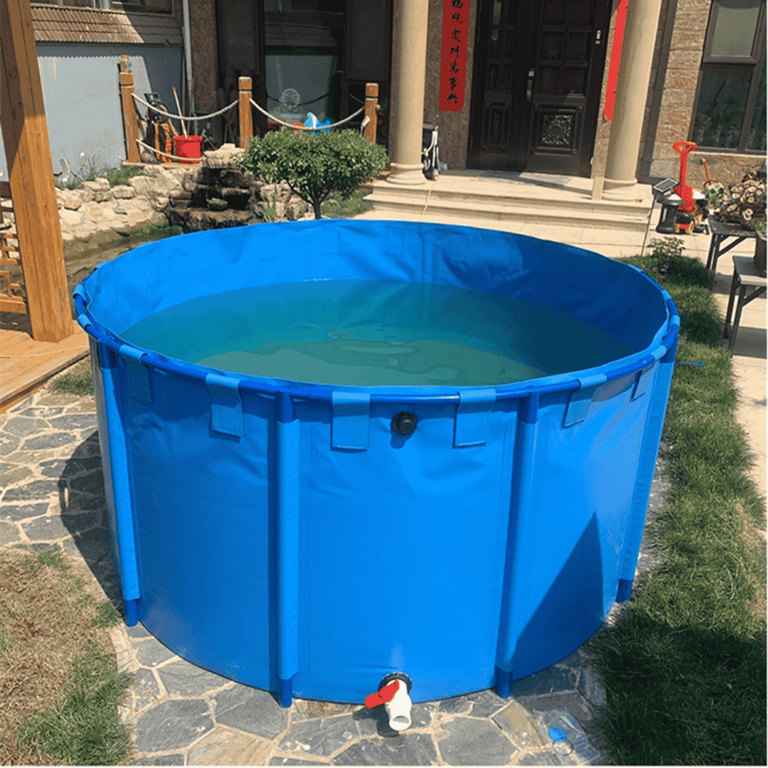 240 Gallons Round Aquaculture Aquaponic Breeding Fish Farms Aquarium Pond Fish Tank