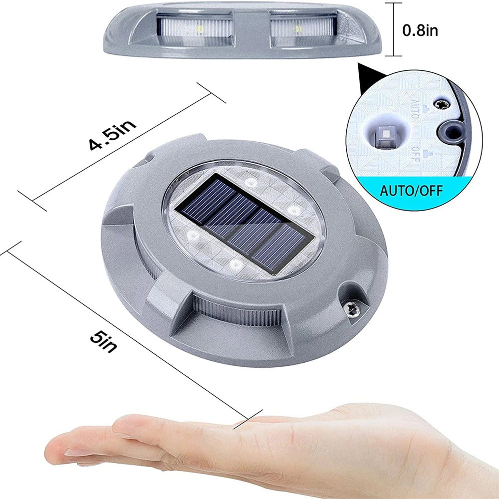 Pack Solar LED Outdoor Ground Lights