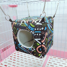 Load image into Gallery viewer, Hanging Pet Birdhouse Plush Box Nest Cage Hammock

