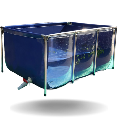 75-2000 Gallons Durable Aquaculture & Aquaponic Fish Breeding Tank | Heavy-Duty, Eco-Friendly Fish Farming Solution