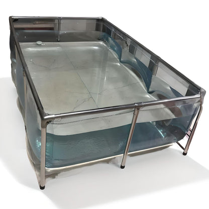 75-500 Gallons Clear Portable Koi Show Tank | Ideal for Breeding, Aquaponics, and Aquaculture