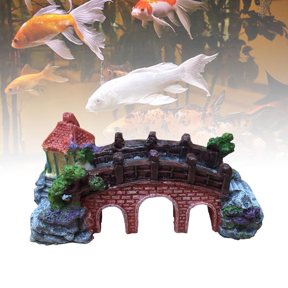Aquarium Landscape Rockery Bridge Decoration