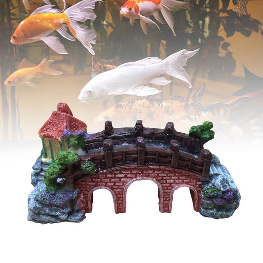 Aquarium Landscape Rockery Bridge Decoration