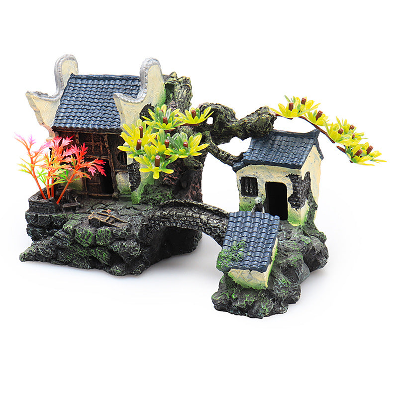 Resin Simulation Rockery Castle