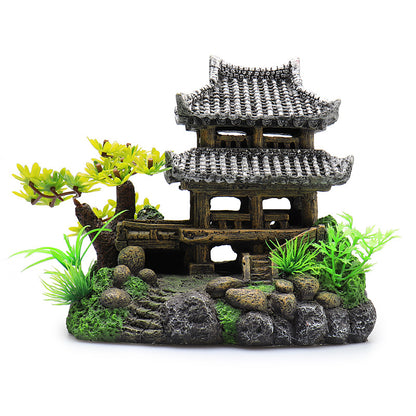 Resin Simulation Rockery Castle