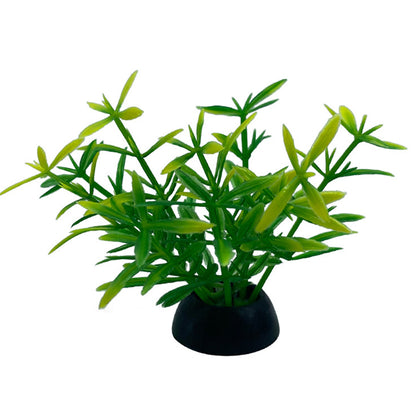 Pack of 20 Plastic Aquatic Plants for Aquarium Landscaping