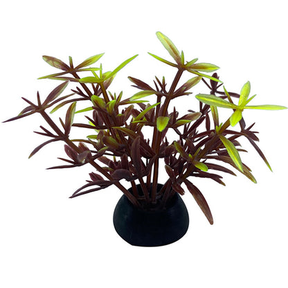Pack of 20 Plastic Aquatic Plants for Aquarium Landscaping