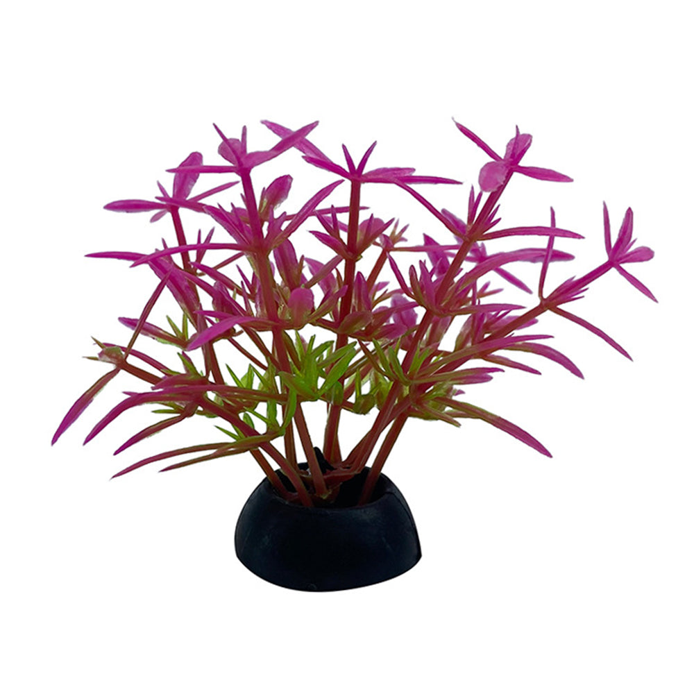 Pack of 20 Plastic Aquatic Plants for Aquarium Landscaping