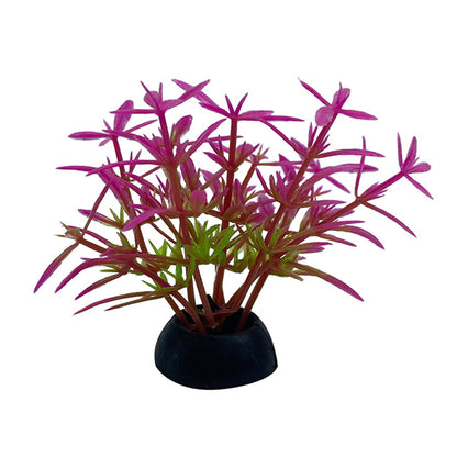 Pack of 20 Plastic Aquatic Plants for Aquarium Landscaping