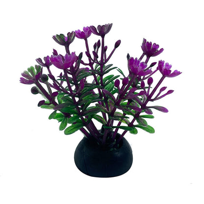 Pack of 20 Plastic Aquatic Plants for Aquarium Landscaping