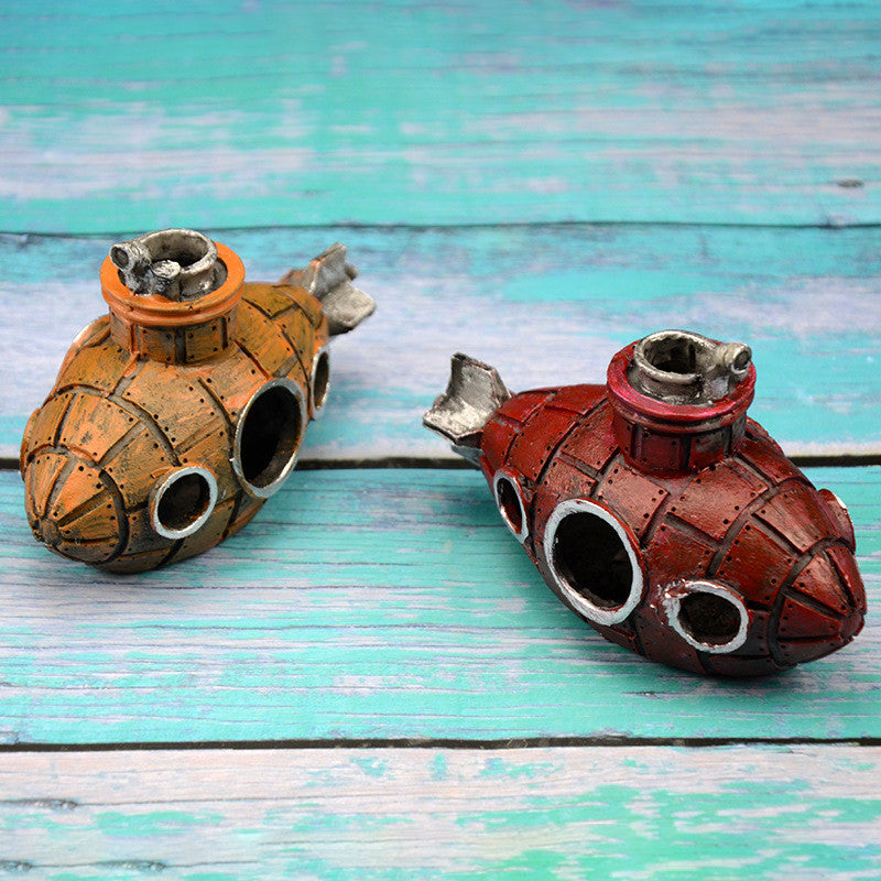 Submarine Aquarium Decoration