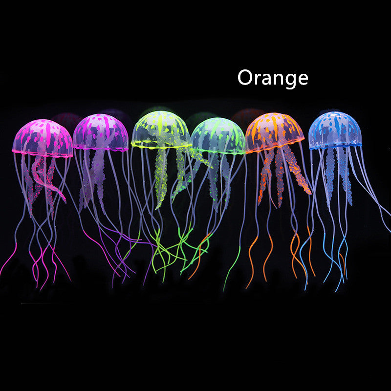 Silicone Fluorescent Jellyfish Decorations