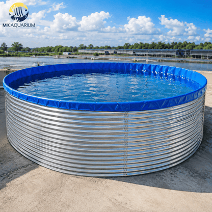Round Galvanized Iron Sheet Fish Farming Tank