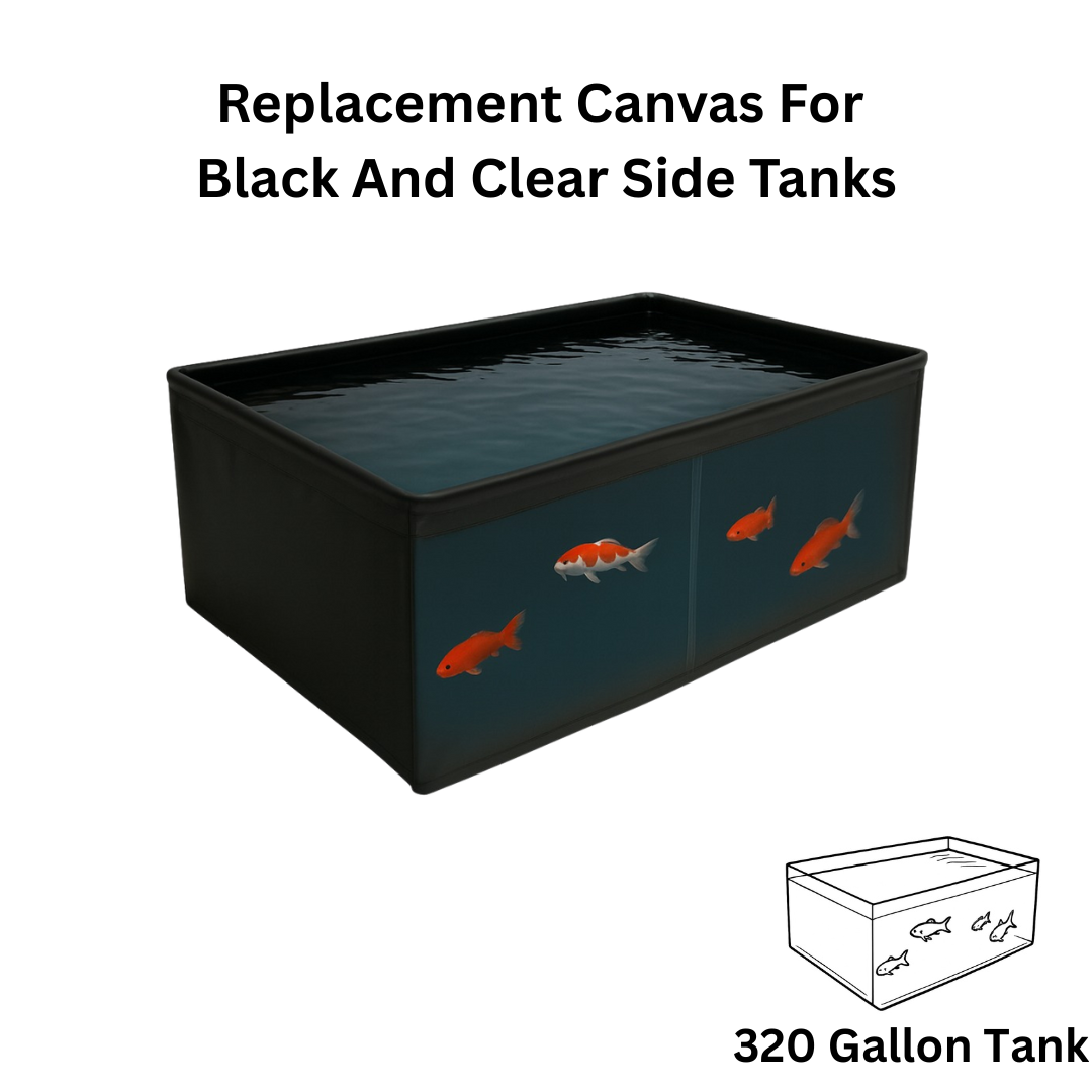 MK Aquarium Canvas Replacement For Black & Clear Rectangle Tanks
