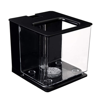 Self-Cleaning Small Fish Tank 18x17x16.5cm