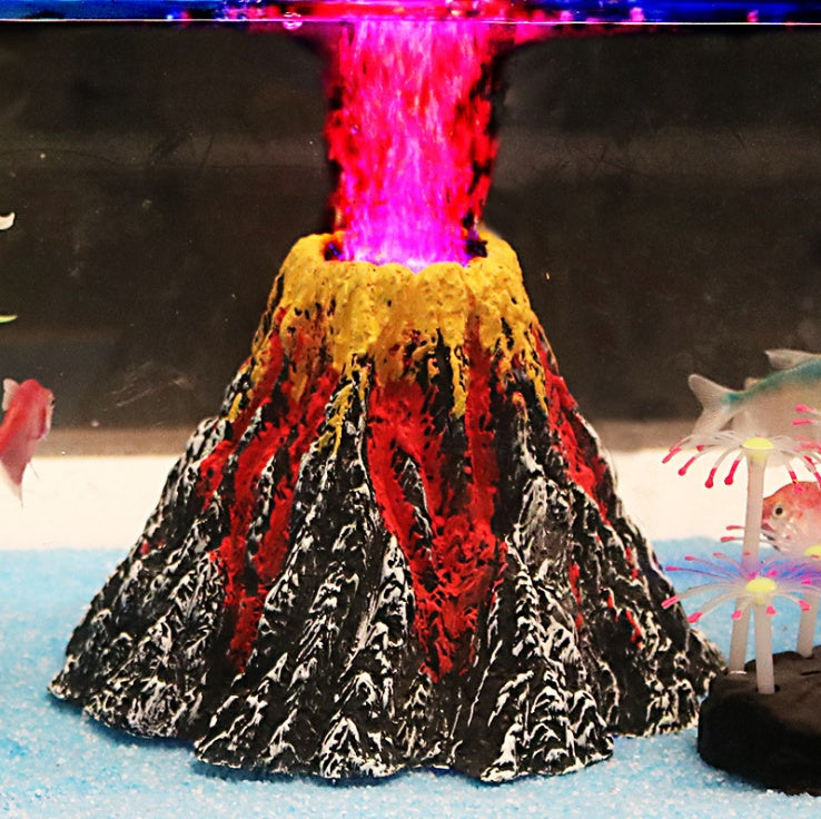 Volcano Ornament for Fish Tanks