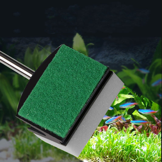 Aquarium Cleaning Brush with Double-Sided Sponge