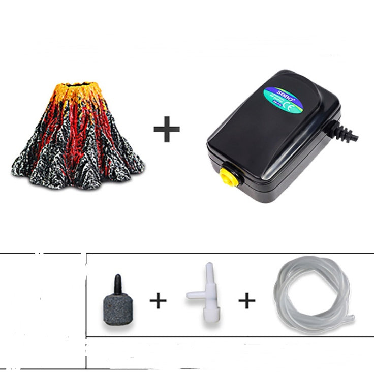 Volcano Ornament for Fish Tanks