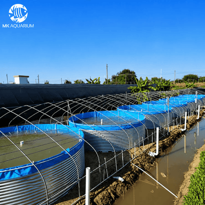 Round Galvanized Iron Sheet Fish Farming Tank