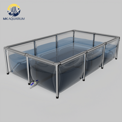 1100 Gallons Capacity Clear Aquaculture Koi Tank