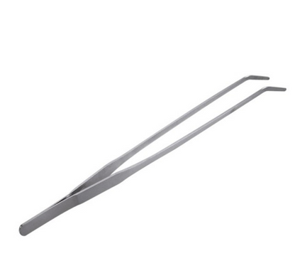 Stainless Steel Curved Aquarium Tweezers