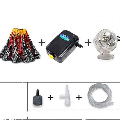 Volcano Ornament for Fish Tanks