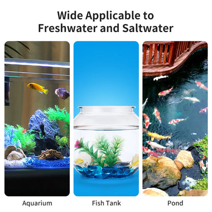 6-In-1 Water Test Kit for Aquariums Test Ammonia, Nitrite, pH, Hardness, and More