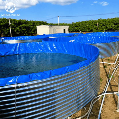Round Galvanized Iron Sheet Fish Farming Tank