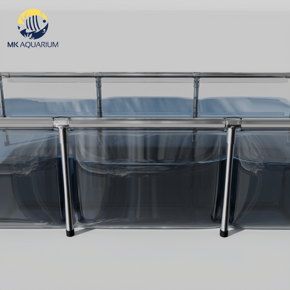 1100 Gallons Capacity Clear Aquaculture Koi Tank