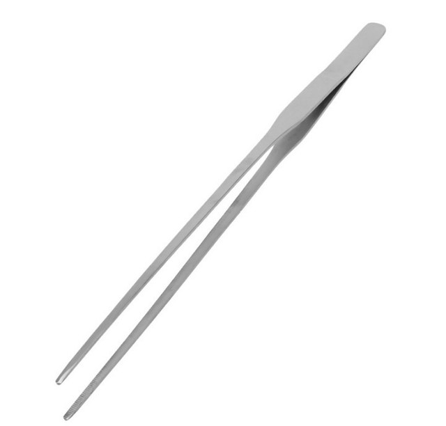 Stainless Steel Curved Aquarium Tweezers