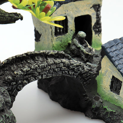 Resin Simulation Rockery Castle