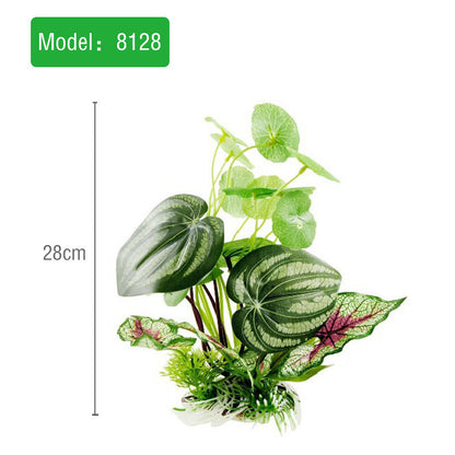 Aquatic Plant Ornament for Reptile Enclosures