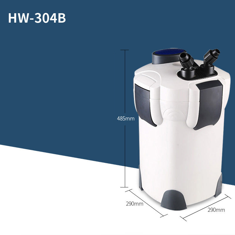 Canister Filter with UV Lamp for Aquariums