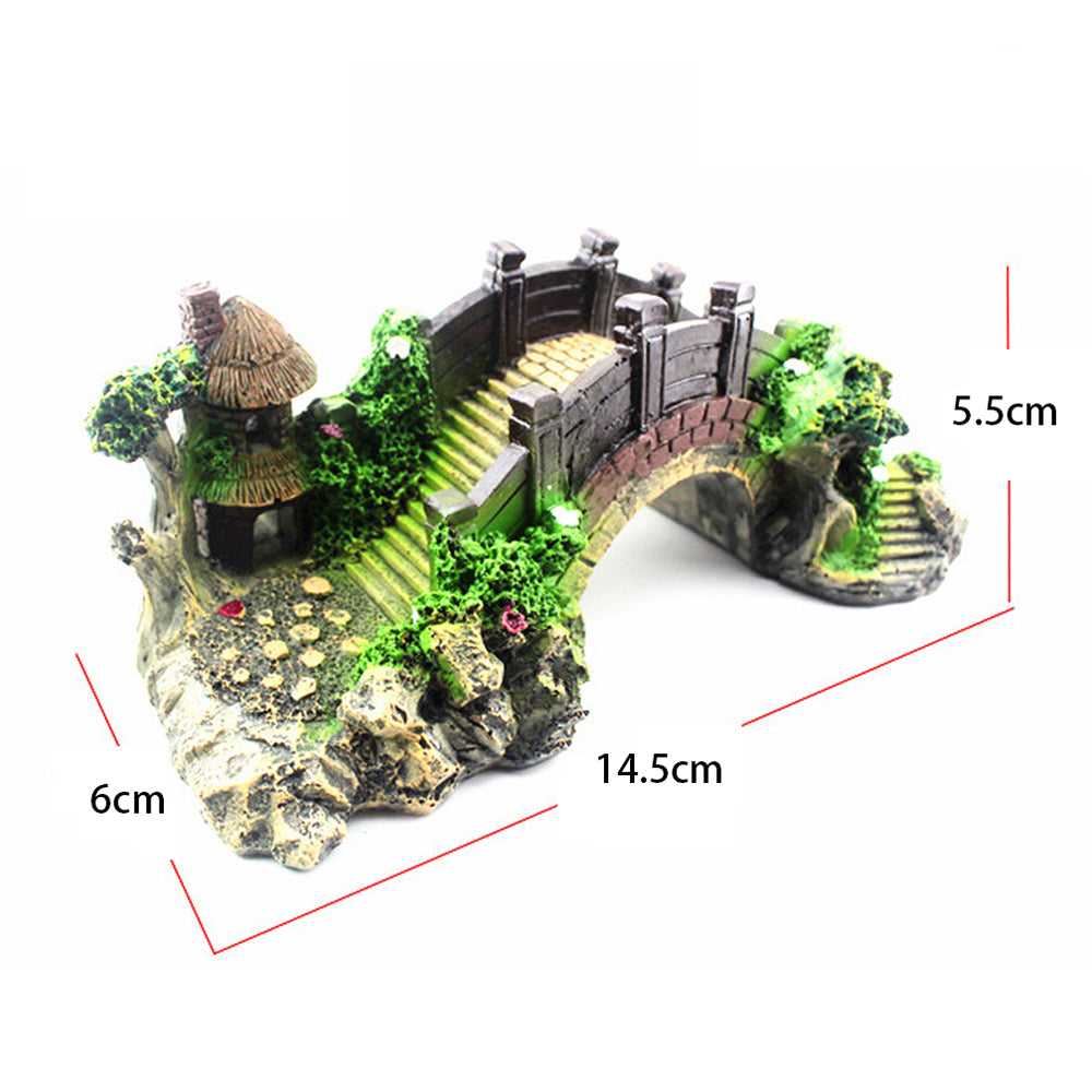 Resin Arch Bridge Aquarium Decoration
