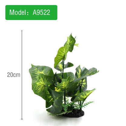 Aquatic Plant Ornament for Reptile Enclosures