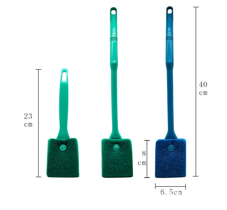 Double-Sided Aquarium Cleaning Brush