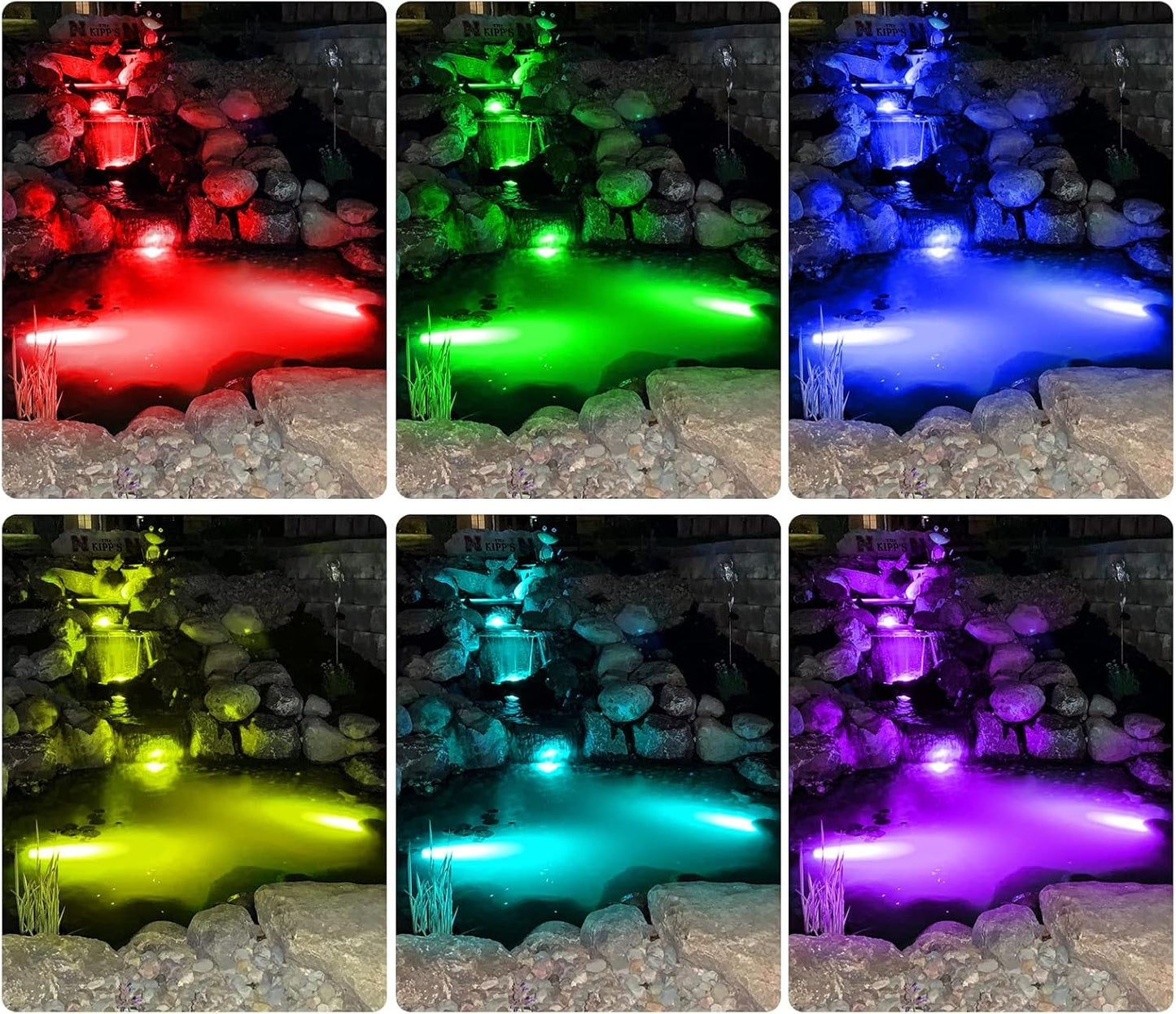 Vibrant Waterproof LED Lights for Ponds, Aquariums, and Gardens
