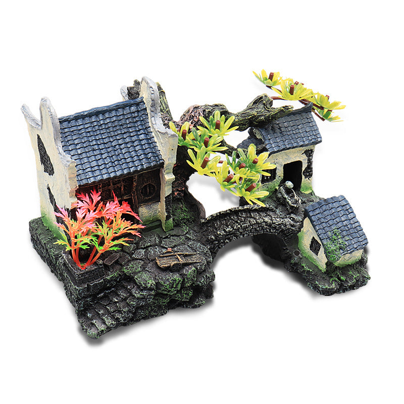 Resin Simulation Rockery Castle