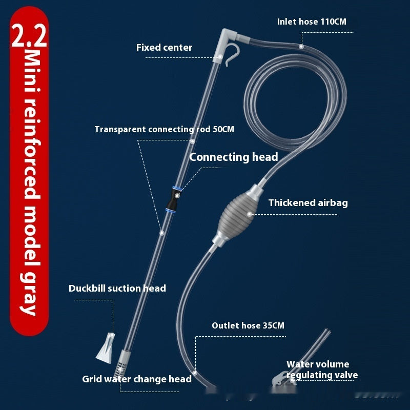 Manual Water Exchange Siphon for Fish Tanks
