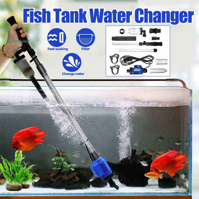 Electric Aquarium Water Changer and Gravel Cleaner