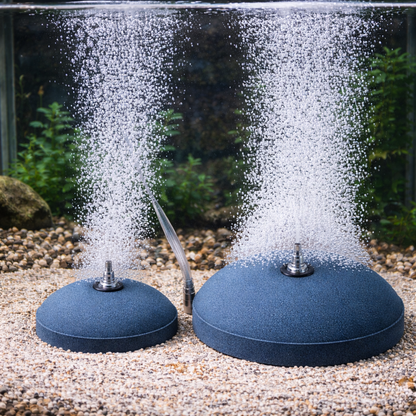 6cm / 8cm Aquarium Air Stone – Bubble Aerator Stone for Fish Tank Pump & Hydroponic Oxygen Systems
