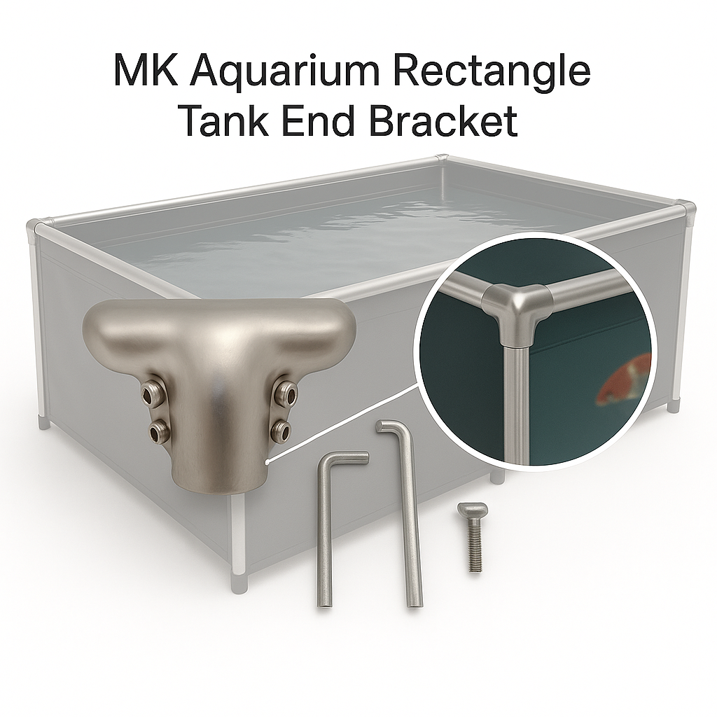 MK Aquarium Rectangle Tank End Bracket