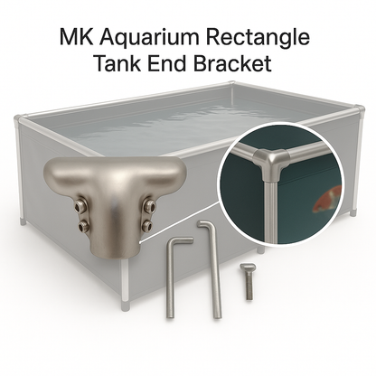 MK Aquarium Rectangle Tank End Bracket