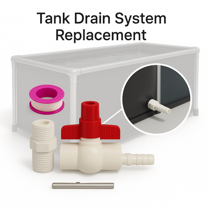 MK Aquarium Replacement Drain Kit For All Tanks