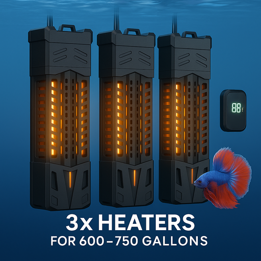 1000W Submersible Aquarium Heater – Ideal for 600–750 Gallon Tanks