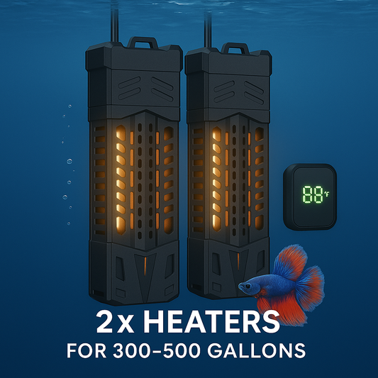 1000W Submersible Aquarium Heater – Ideal for 300–500 Gallon Tanks