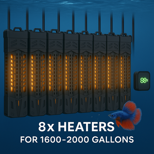 1000W Submersible Aquarium Heater – Ideal for 1600–2000 Gallon Tanks