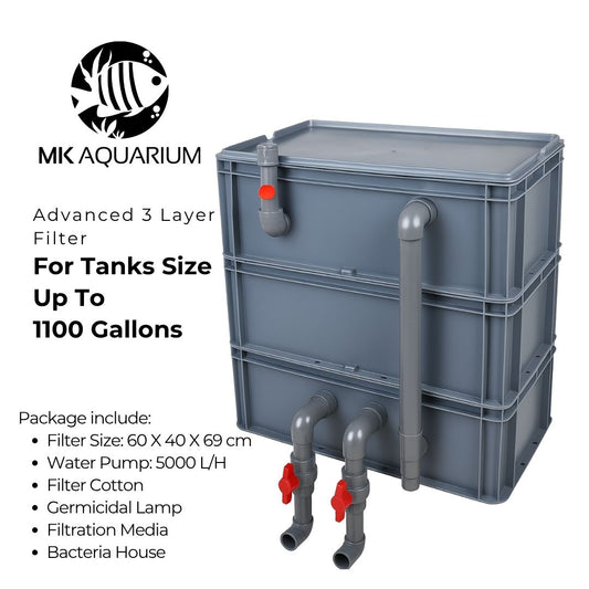 Advanced Canister Layer Box Filter for Koi Fish Ponds and Aquaculture Fish Tanks