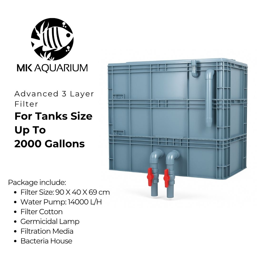 Advanced Canister Layer Box Filter for Koi Fish Ponds and Aquaculture Fish Tanks