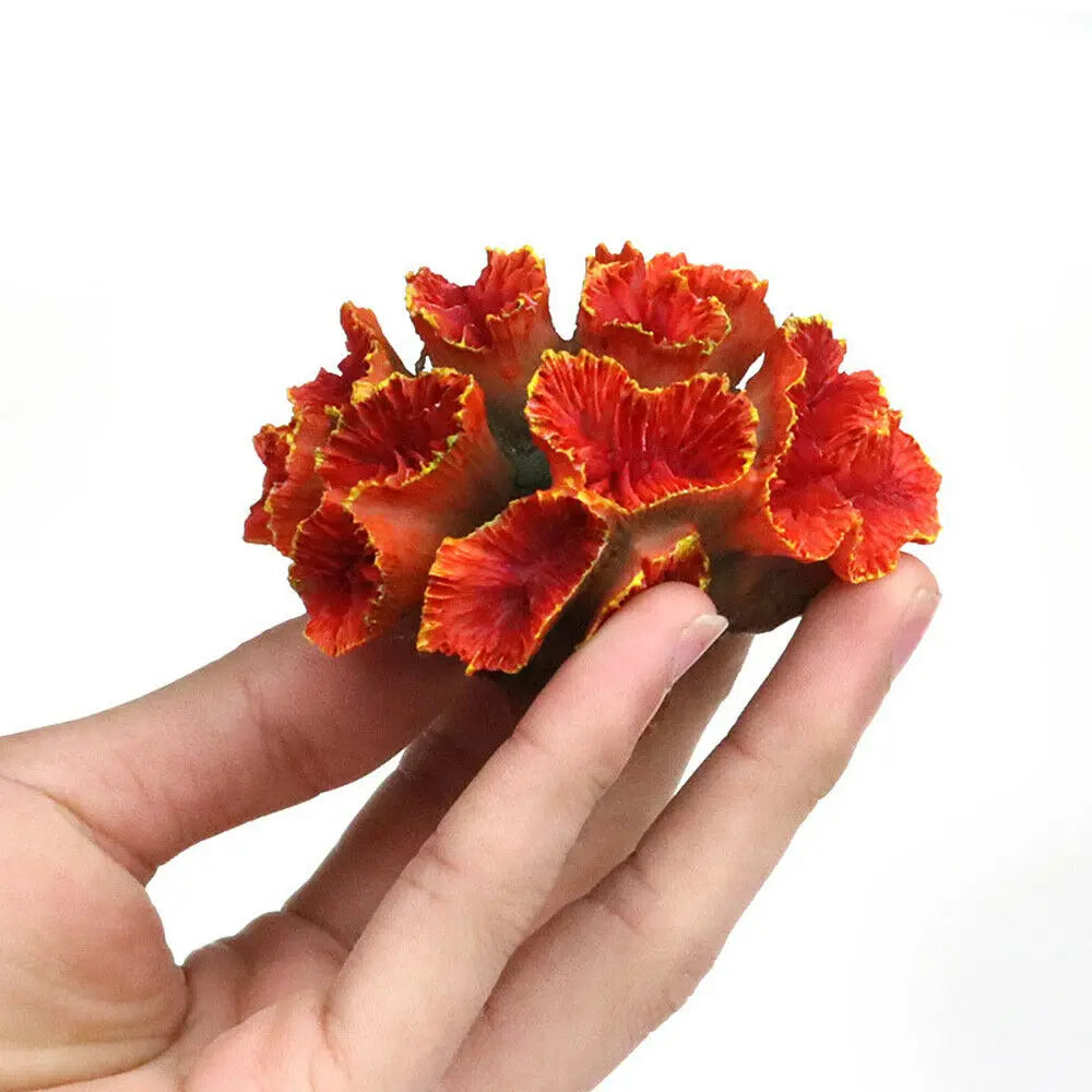 Resin Coral Reef Aquarium Ornament – Vibrant Coral Decor for Fish Tanks & Home Aquascapes